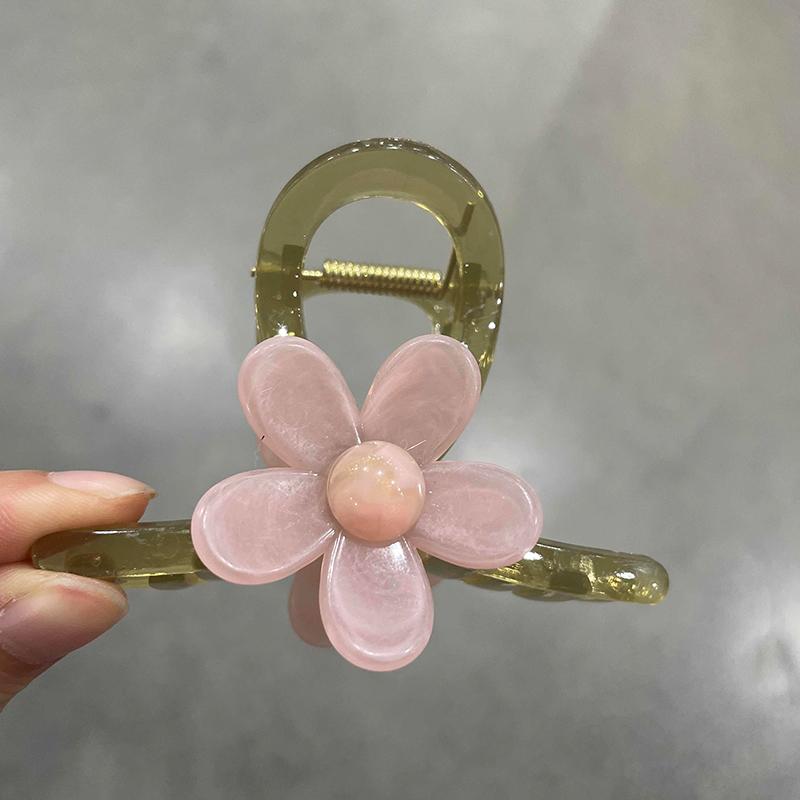 

Корейский стиль, коготь для волос с сладким цветком, простая заколка для волос с крестом на затылке, инструменты для укладки, заколки в виде акулы, женские аксессуары для волос