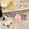 Cute Animal Desk Phone Holder - Creative Puppy, Chick, Rabbit Ornaments with Soft Rubber Chair