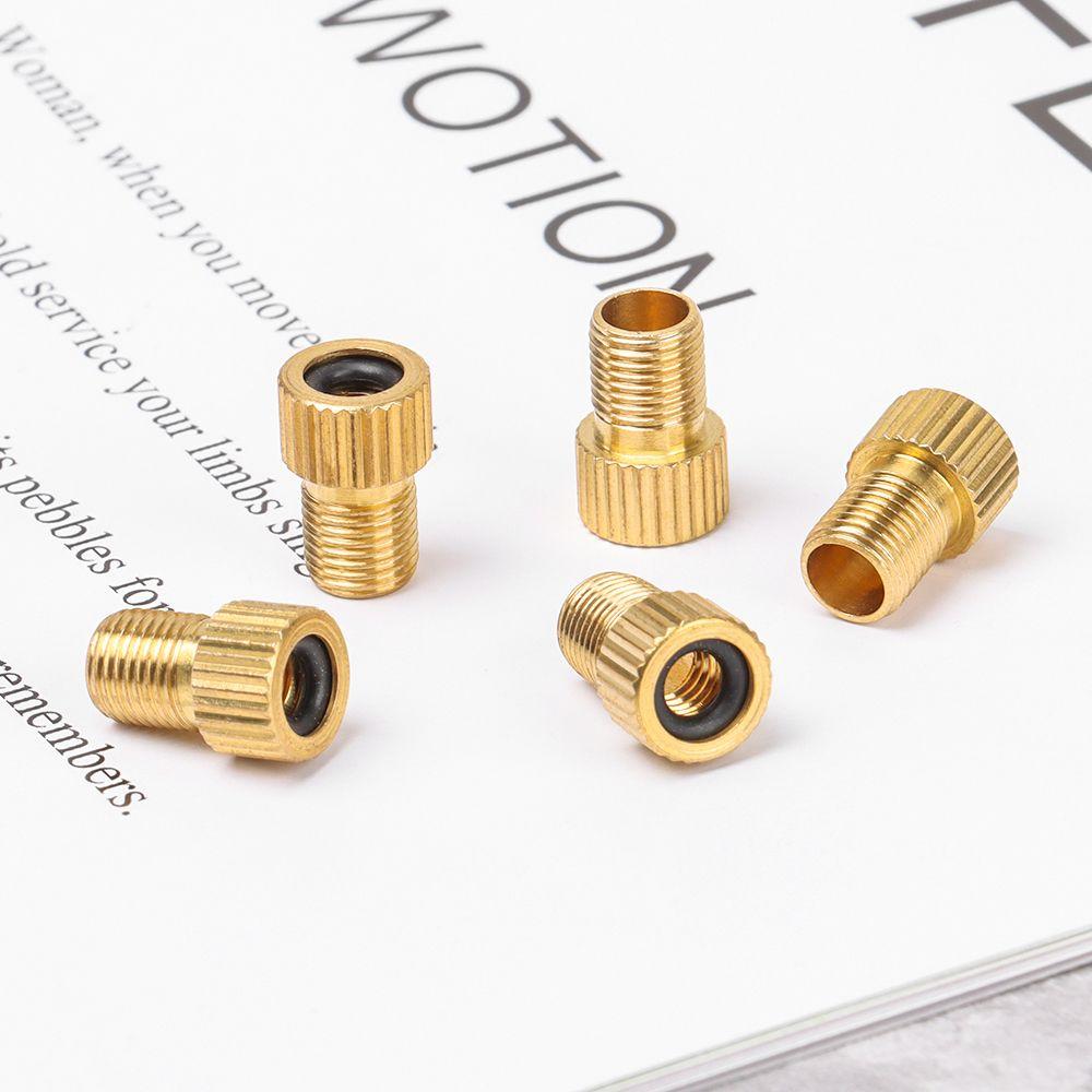5PCS 5PCS Bike Parts Bicycle Accessories Bike Valve Converter Presta to Schrader Pump Connector Adapter