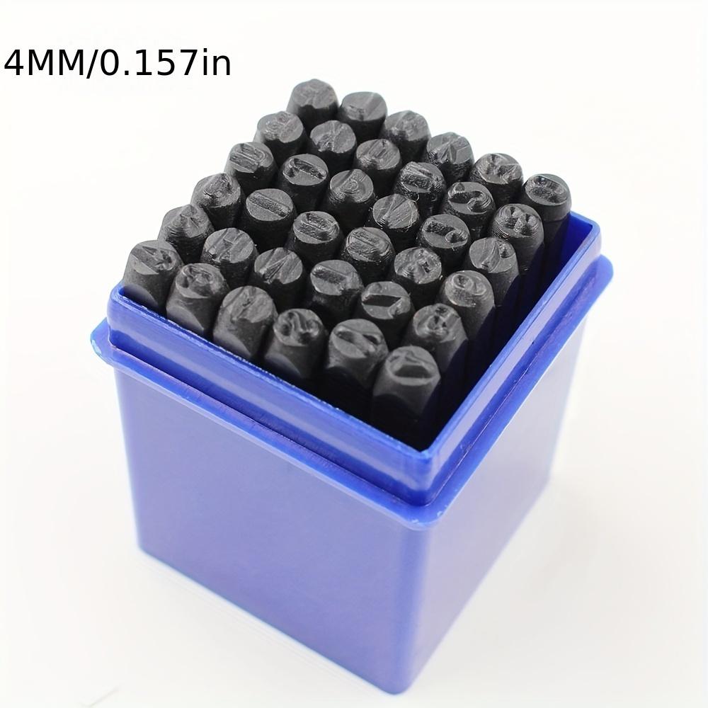 36pcs Professional Stamping Tool Set - Carbon Steel Number & Letter Punches for Faux Leather, Metal, Wood & Crafts