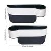 Universal Car Seat Gap Organizer Adjustable Leather Cup Holder Gap Bag Suitable for Cell Phones Sunglasses