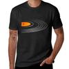 Music Retro Vinyl Record T-Shirt Oversized Anime Funnys Heavyweights Men Workout Shirt