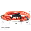 New Dolphin Bracelet Men 4mm Nylon Cord Chain Braclet Homme Bohemia Woven Adjustable Braslet Beach Leisure Accessories Pulseira