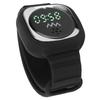 Ultrasonic Mosquito Repellent Bracelet with Time Display Anti Mosquito Wristband for Outdoor(Black )