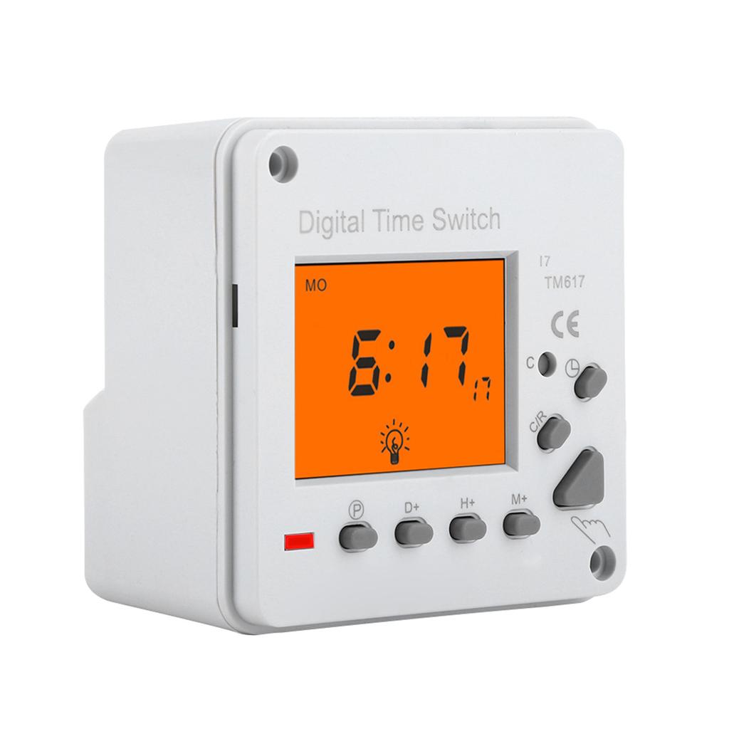 Digital Electric Durable Programmable Smart Control Switch Timer with Backlight Display(220V)