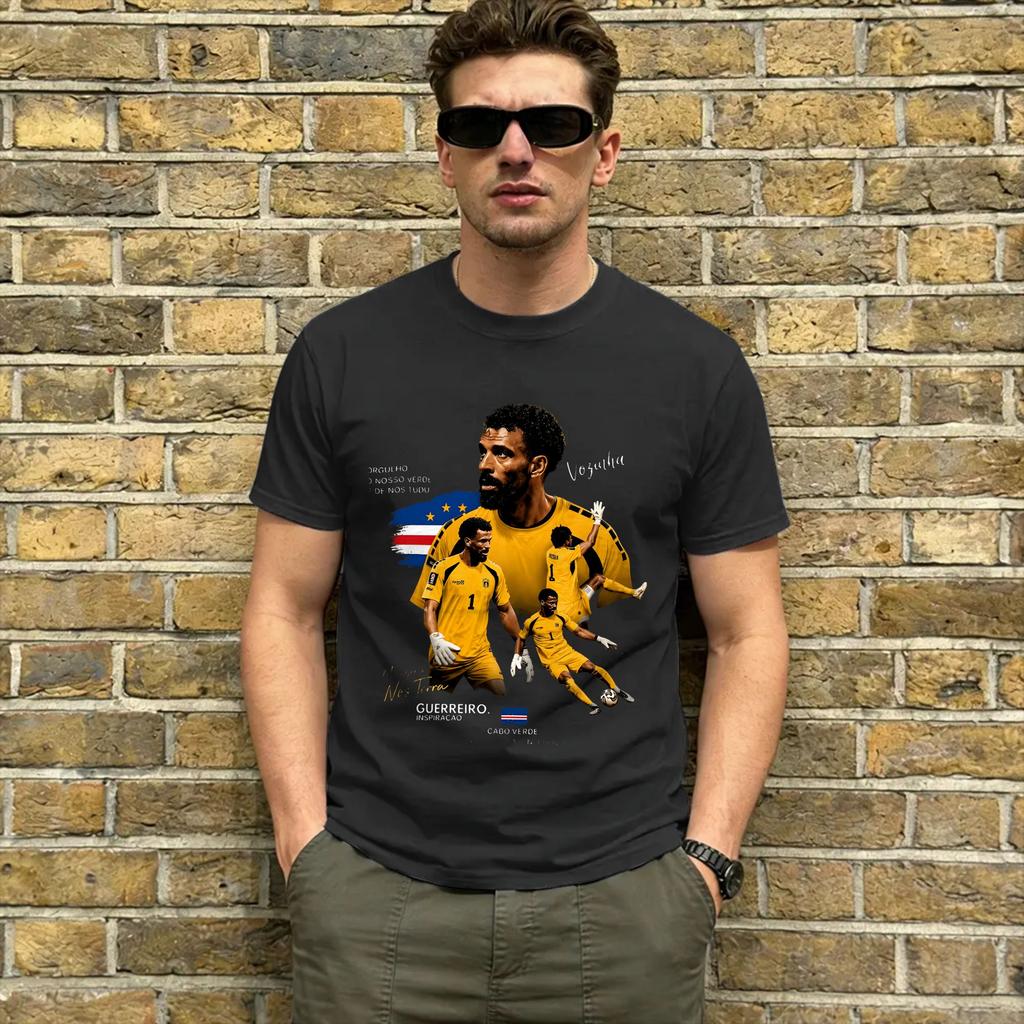 Cabo Verde Vozinha Tshirt Summer Popular T Shirts Adult Cotton Oneck Plus Size Top Tees Short Sleeves Y2k Basic Tops