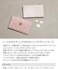 Alto Rose Pink Fragment Case for Women, Slim, Small, Quilted Wallet with Card Case, Coin Purse, Commuter Pass Holder, IC Card Storage, Gold Zipper,