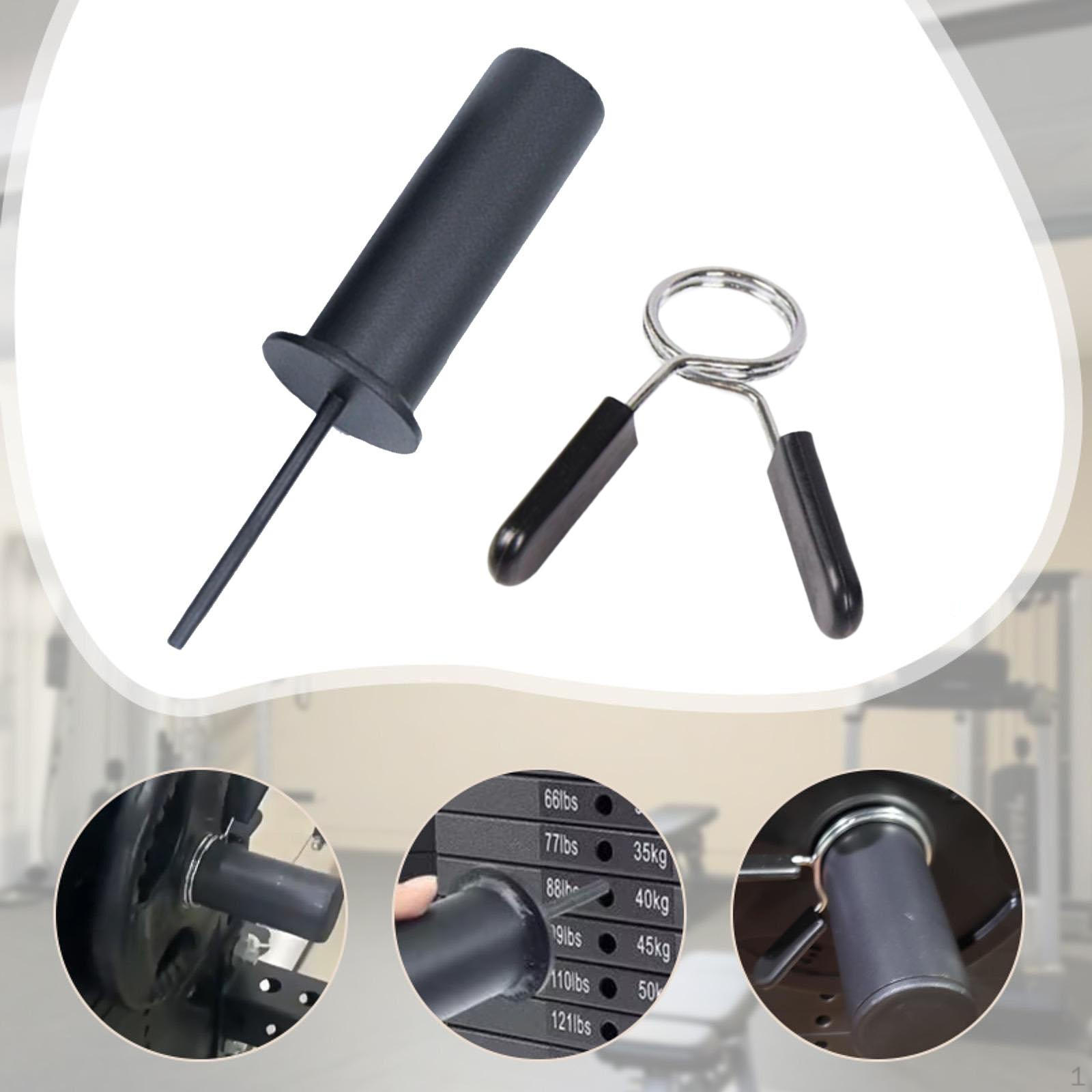 Reinforced Weight Stack Pin Barbell Parts Multifunction Sports Attachment Workout Steel Practice 110mm