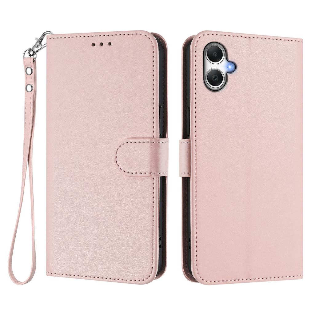 Für Samsung Galaxy A06 4G/Galaxy A06 5G Lederhülle Brieftasche Ständer Handyhülle mit Armband