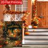 2D Flat - 2D Flat Autumn Thanksgiving Pumpkin Bird Garden Flag 2 (1) Outdoor Garden Flag Double-Sided Home Decoration Courtyard Decoration Outdoor De