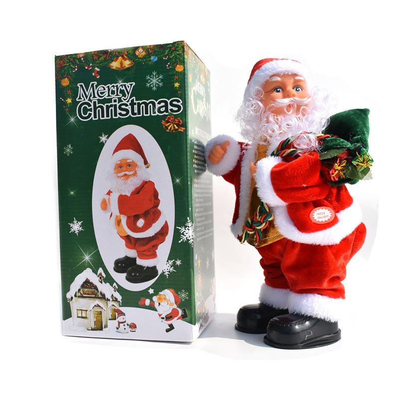 Elektrisches Spielzeug Kletterseil Kletterleiter Kletterschornstein Weihnachtsmann für Weihnachtsdekoration Weihnachtsgeschenke