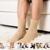 Extrem gemütliche Kaschmirsocken für Herren und Damen, für den Winter, warm, für Schlaf, Bett, Boden, Zuhause, flauschig