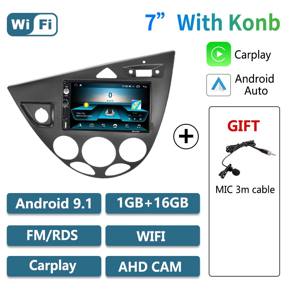 2 Din Car Radio Android Stereo for Ford Fiesta 1995-2001 Focus MK1 1998-2004 Car Multimedia Player Carplay Autoradio Head Unit
