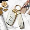 Luxurious Golden Edge Remote Key Case Full Cover For MG ZS EV MG6 EZS HS EHS For Roewe RX5 I6 I5 RX3 RX8 ERX5 Car