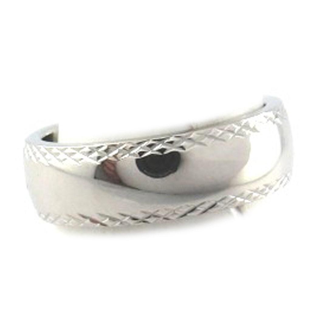 Silver 'Lien d'Amour' stålring - 6 mm