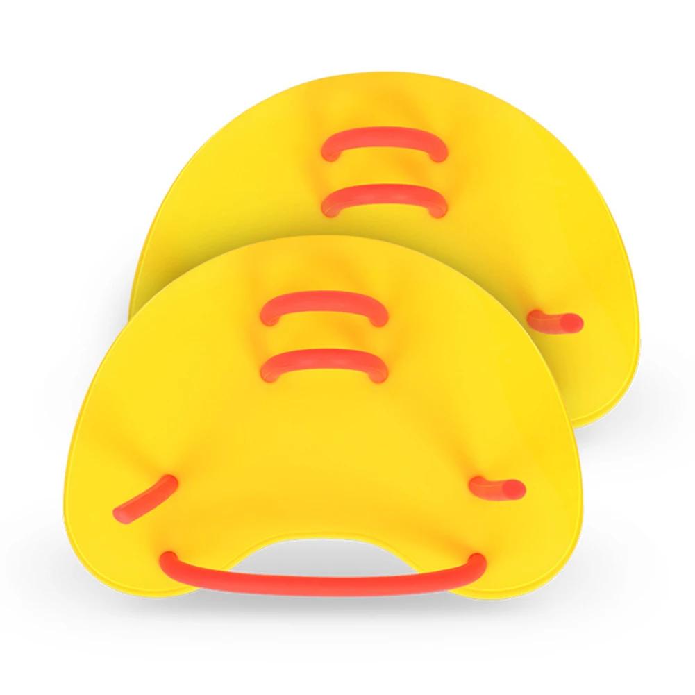 Silicone Swimming Finger Flippers Safe Water Sports Gloves Adjustable Auxiliary Teaching Accessories Swim Training Swimming