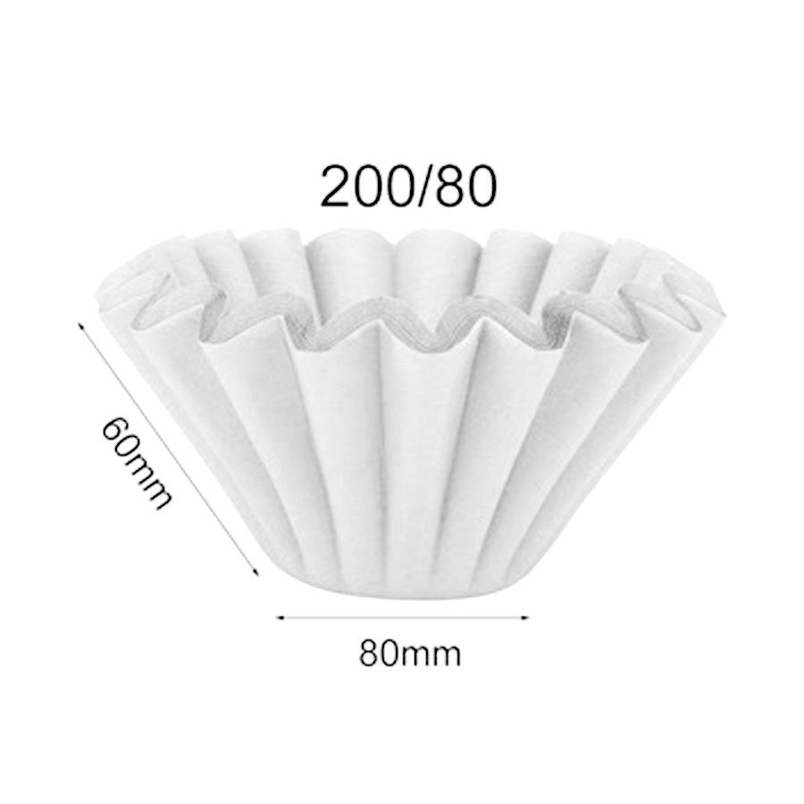 Bowl-Shaped Drip Coffee Filter for Hand-Pour American Coffee Maker