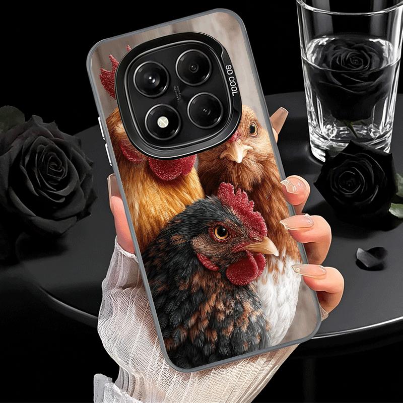 Chicken Hen Rooster Soft Phone Case for Xiaomi Redmi Note 13 14 15 Pro Plus 12S 12 11S 11 11T 10S 10 Shockproof Cover Back Shell