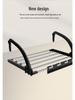 Foldable Stainless Steel Clothes Drying Rack: Durable, Retractable Hanging Pole for Balcony or Window Use