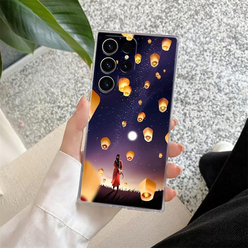 Heaven Official's Blessing Anime Phone Case For Samsung S26 S25 S24 S23 Ultra S22 S20 Plus S21 S25 FE Clear Cover S26Ultra Funda
