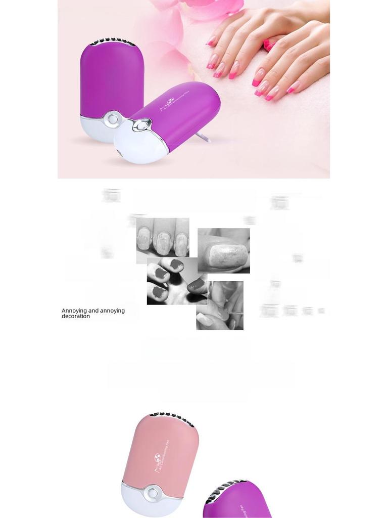 Rechargeable Mini Eyelash Dryer Fan for Grafting & Conditioning