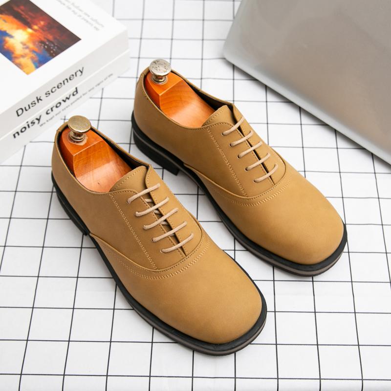 New Arrival Men Oxford Shoes Thick Soled Leather Casual Shoes Comfortable Classic Business Shoes Elegantes Formal Dress Footwear