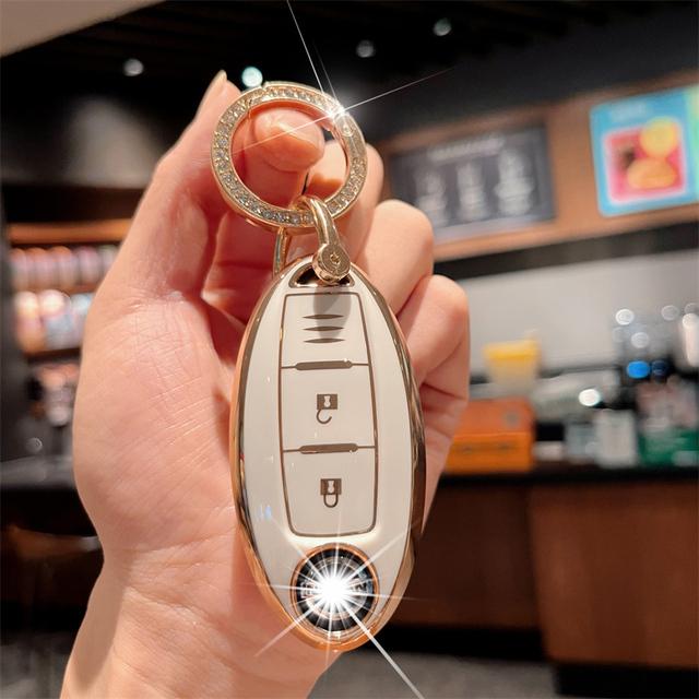 Soft TPU Car Remote Key Case Cover Fob For Nissan T32 T31 Juke J10 J11 Kicks Qashqai X-Trail Tiida Pathfinder Note For Infiniti