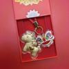 Instant Riches 999 Pure Gold-Plated Horse Keychain - New Style, Popular Business Gift