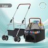Compact Foldable Pet Stroller for Dogs and Cats
