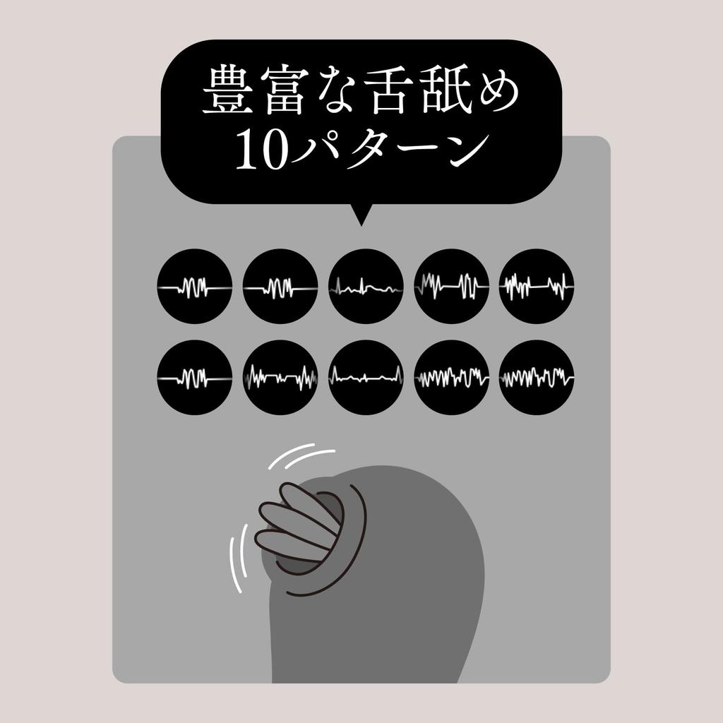Hatopura First Rotor - Tongue Licking - Black Rotor Adult Adult Toy