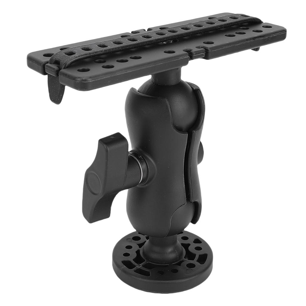 Fish Finder Mount Base Universal Mounting Plate 360 Degree Rotation Ball Mount Electronic Fish Finder Bracket for