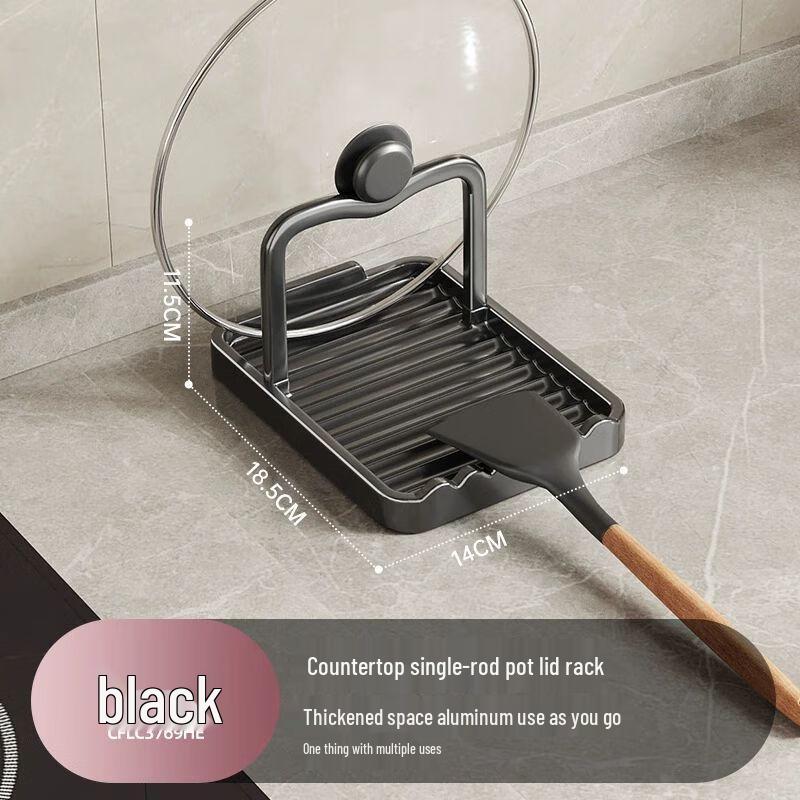 Multi-functional Countertop Pot Lid & Utensil Holder