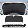 For Tesla Model Y Juniper Trunk Tailgate Guard Pad Leather Trunk Cargo Liner Backplate Protective Anti-dirty Pad Car Accessories