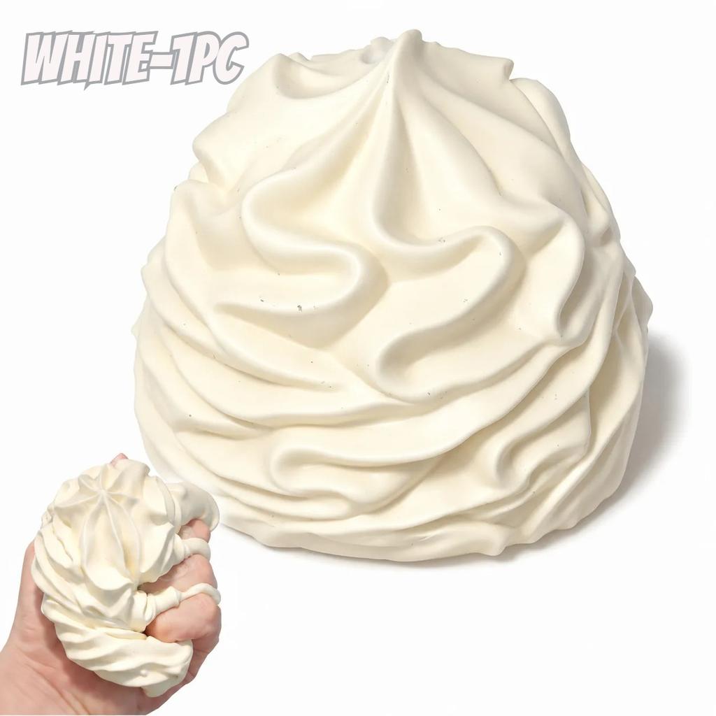 1PC Simulated Dessert Cream Roll Slow Rebound Squeezing Toy Sensory Squeezing Toy Slow Rebound Relieve Stress Gift