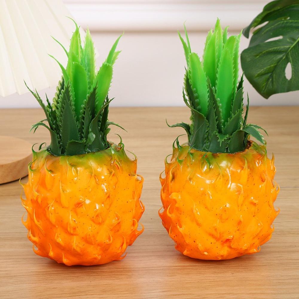 Realistic Artificial Pineapple Tropical Fruits Fake Fruit Props  Fruit Shop Decoration