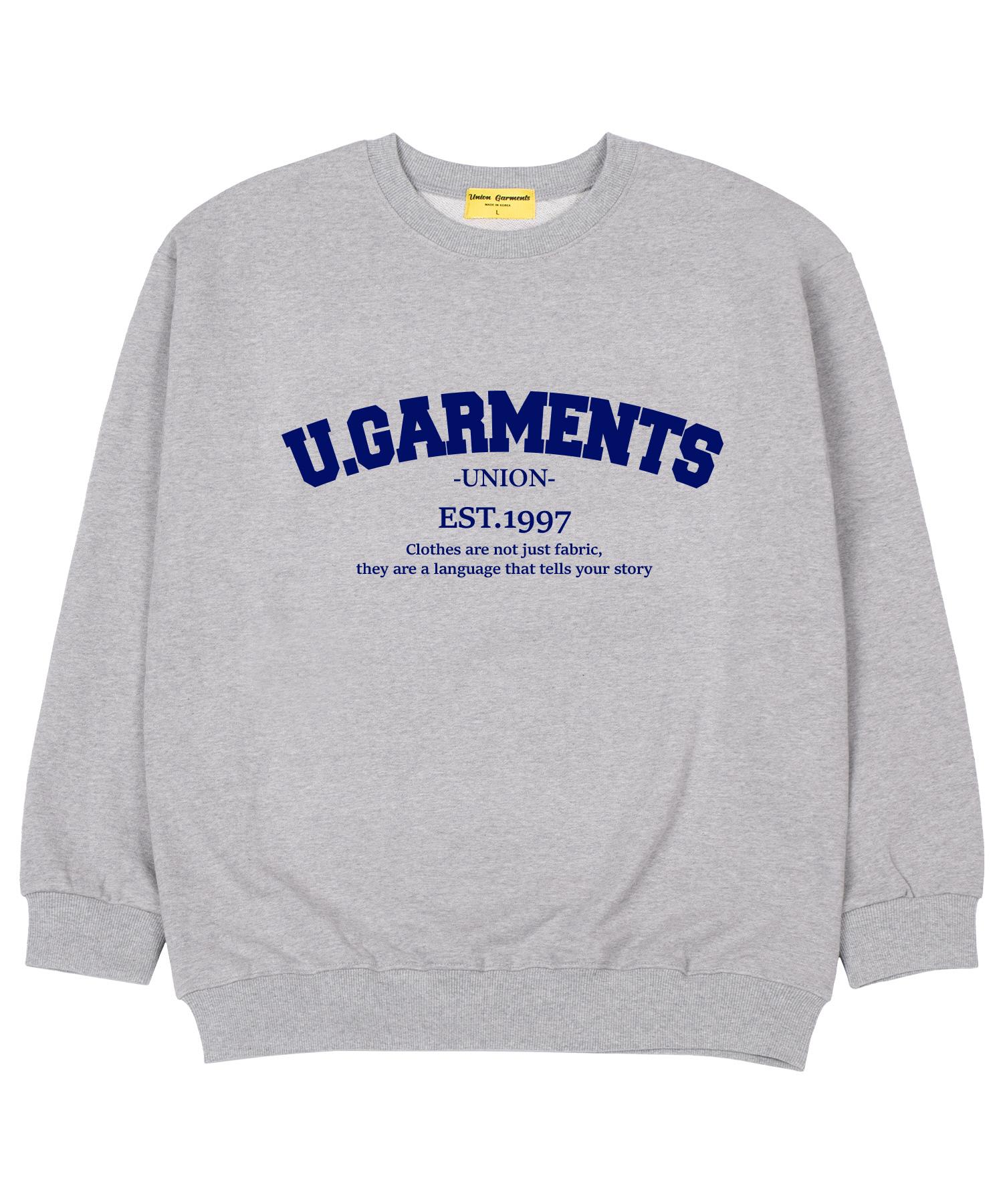 Union Garments 1997 Arch Garments Флисовая оверсайз толстовка Серая M
