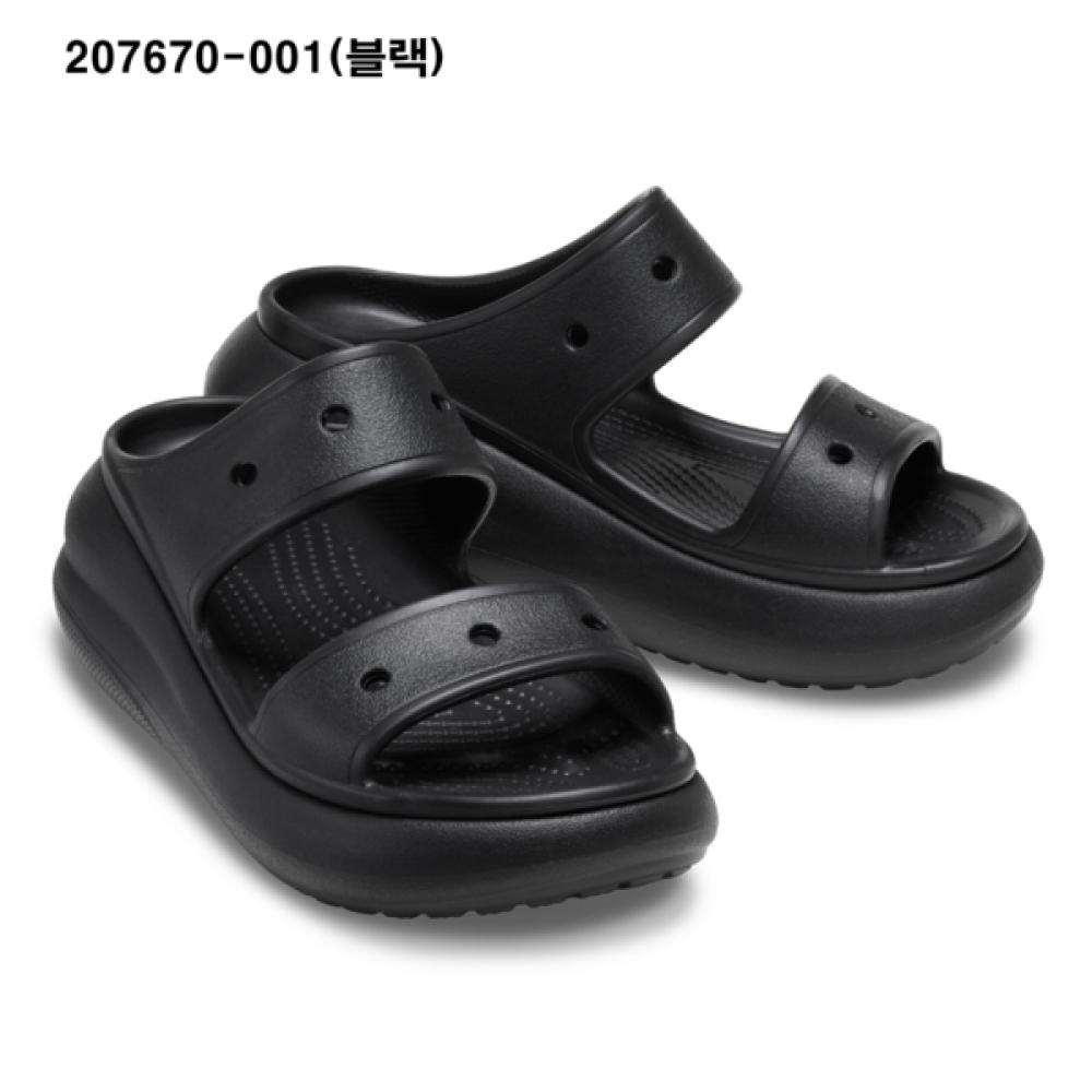 Crocs Unisex Crush Sandals 4 Types 207670 001 Other Crocs Sandals Slippers Gibbitz Chunky Heel High Heel Wedge Heels