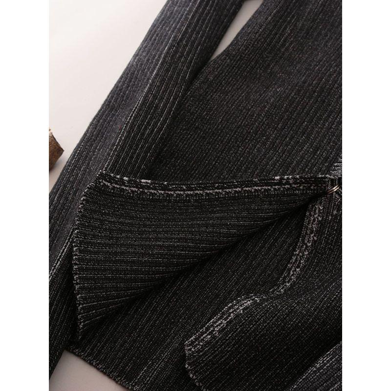 Fake Two-Piece Split Slim Fit Halter Knit Cardigan Gradient New Long Sleeve Foreign Trade Original Order Top Women