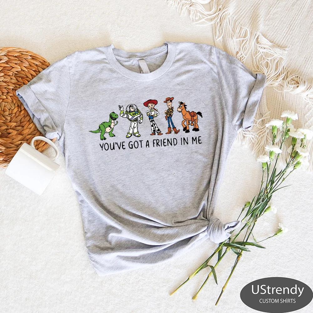 Women Streetwear Retro Print TShirt Youve Got A Friend In Me Toy Story Shirt TShirt Mom Gift Y2K Top