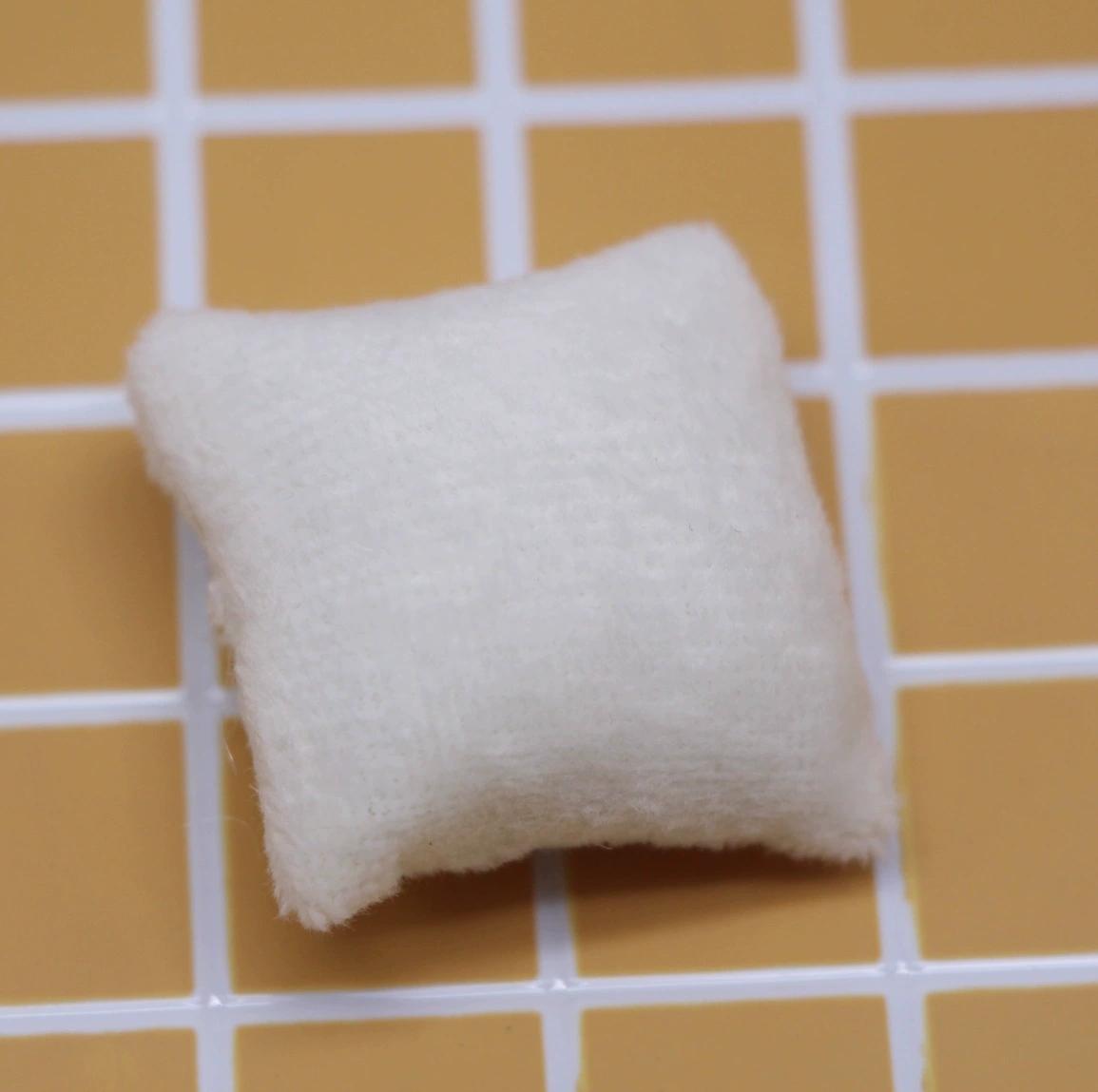 

4шт 1/12 кукольный домик миниатюрные подушки для дивана-кровати мебель игрушка 4pcs белый