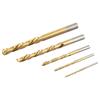 Left Hand Drill Bit 3.2/4.8/6.4/8.0/8.7mm Extractor Tools Gold HSS Screw Bolt Remover Convenient 5 Pieces/set Accessories