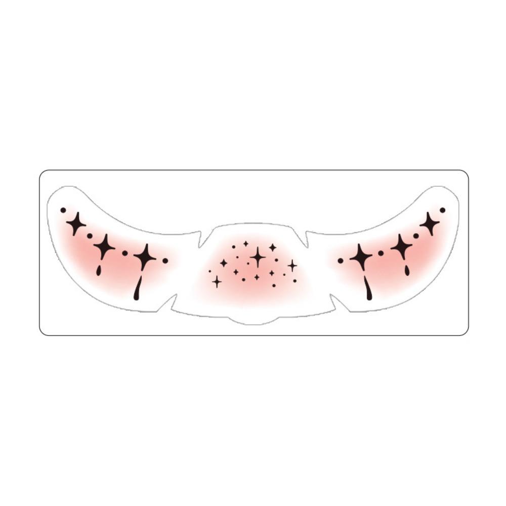 Waterproof Halloween Makeup Stickers Long Lasting Freckle Tatto Stickers  Festival Holiday Events