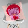 Cute Cartoon Lucky Cat Throw Pillow Case Living Room Sofa Cushion Cover For Home Bedroom Decoration Protector