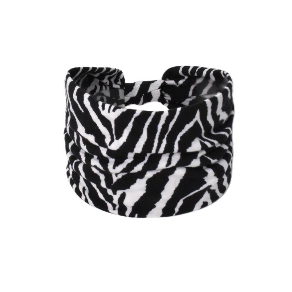 Women's Paisley Sport Yoga Headband - Sweat-Absorbing, Elastic Cotton, Bohemian Style