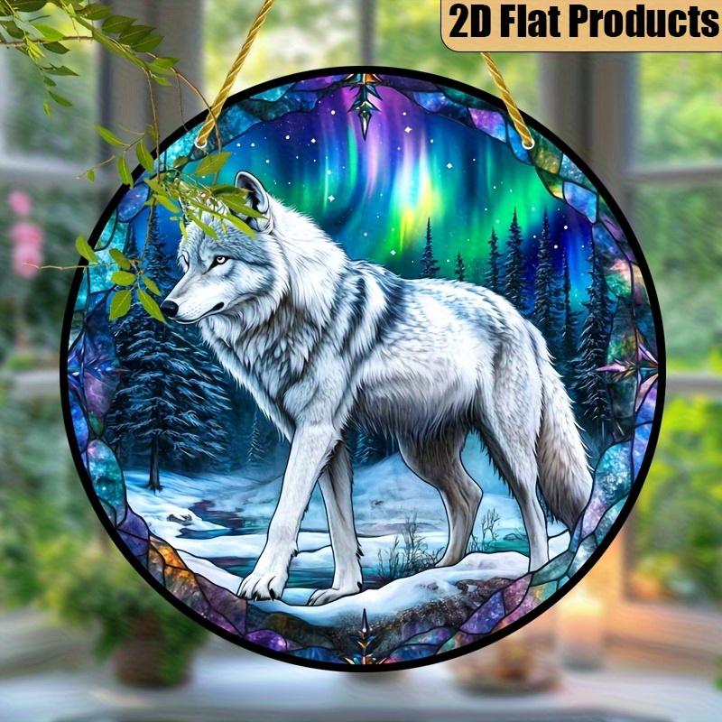 2D Flat Acrylic Arctic Landscape Decoration, No Need for Batteries/electricity, Unique Indoor/outdoor Decoration, Multi-purpose Traditional Styl