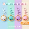 2-24Pcs Colorful 1.81Inch Big Cute Bun Keychain Stress Relief Pendant Party Favor Gift Random Color For Holiday Daily Use