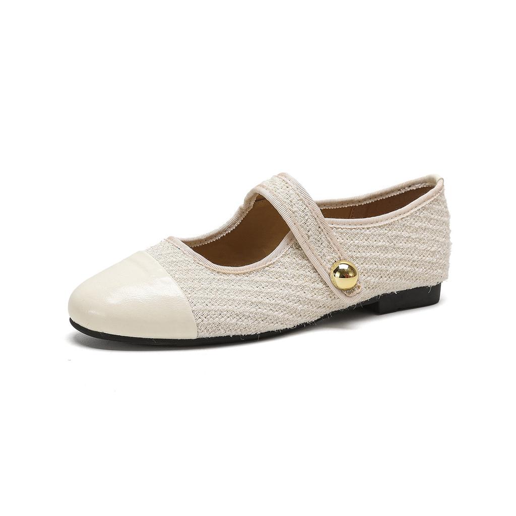 8388-5 Flat Bottom Shallow Mouth Single Shoes Women'S Spring Skirt French Mary Jane Shoes
