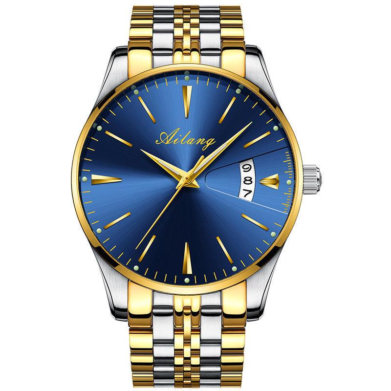

Мужские полностью автоматические механические часы AILANG, водонепроницаемые новые модные мужские часы