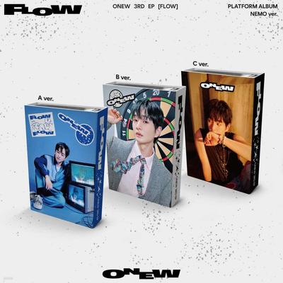 ONEW - 3rd Mini Album: FLOW [NEMO Ver.] [1 Out of 3 Randomly Sent]