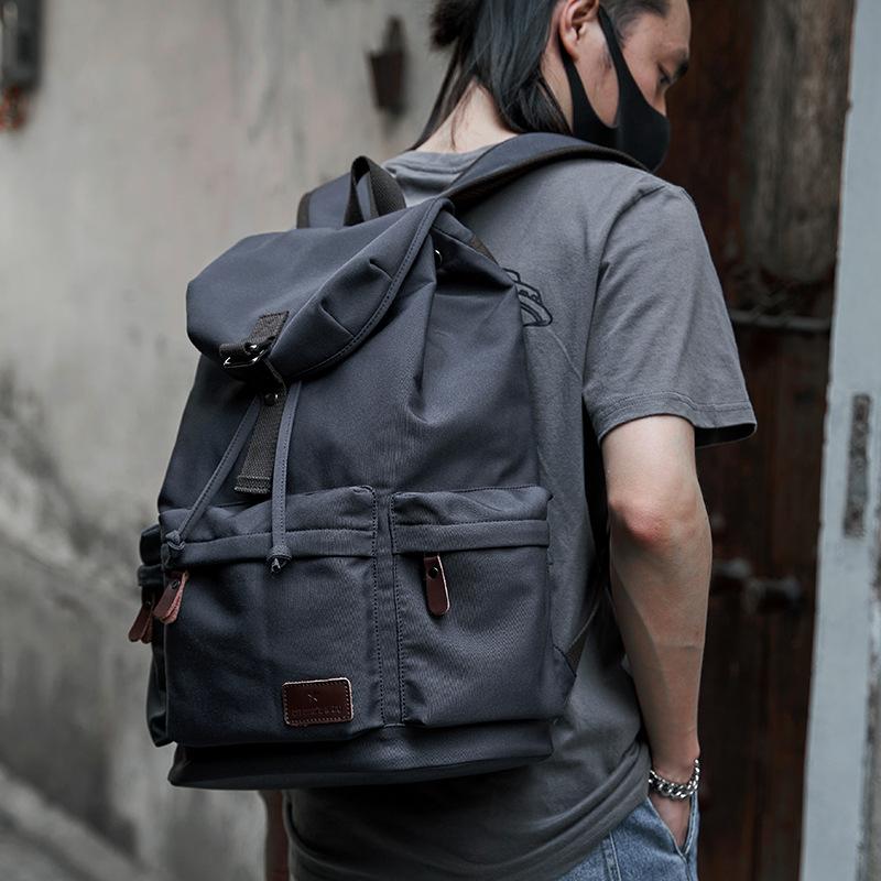 

Шкільний рюкзак Чоловічий Середня та Старша школа Корейська версія Рюкзак Нішевий дизайн Дорожня сумка Студенти коледжу 16 inch